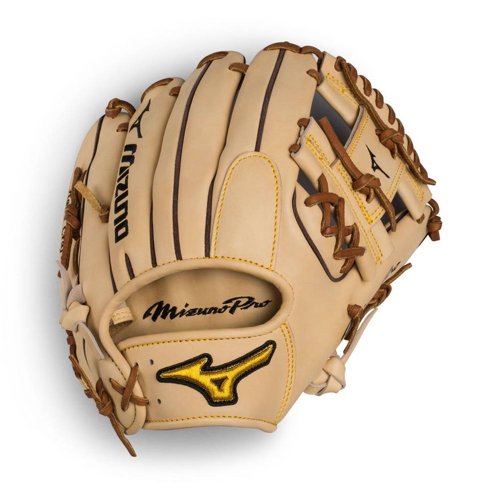 Mizuno Men's Pro Infield Baseball Glove 11.5" - Shallow Pocket Brown (312491-OCW)